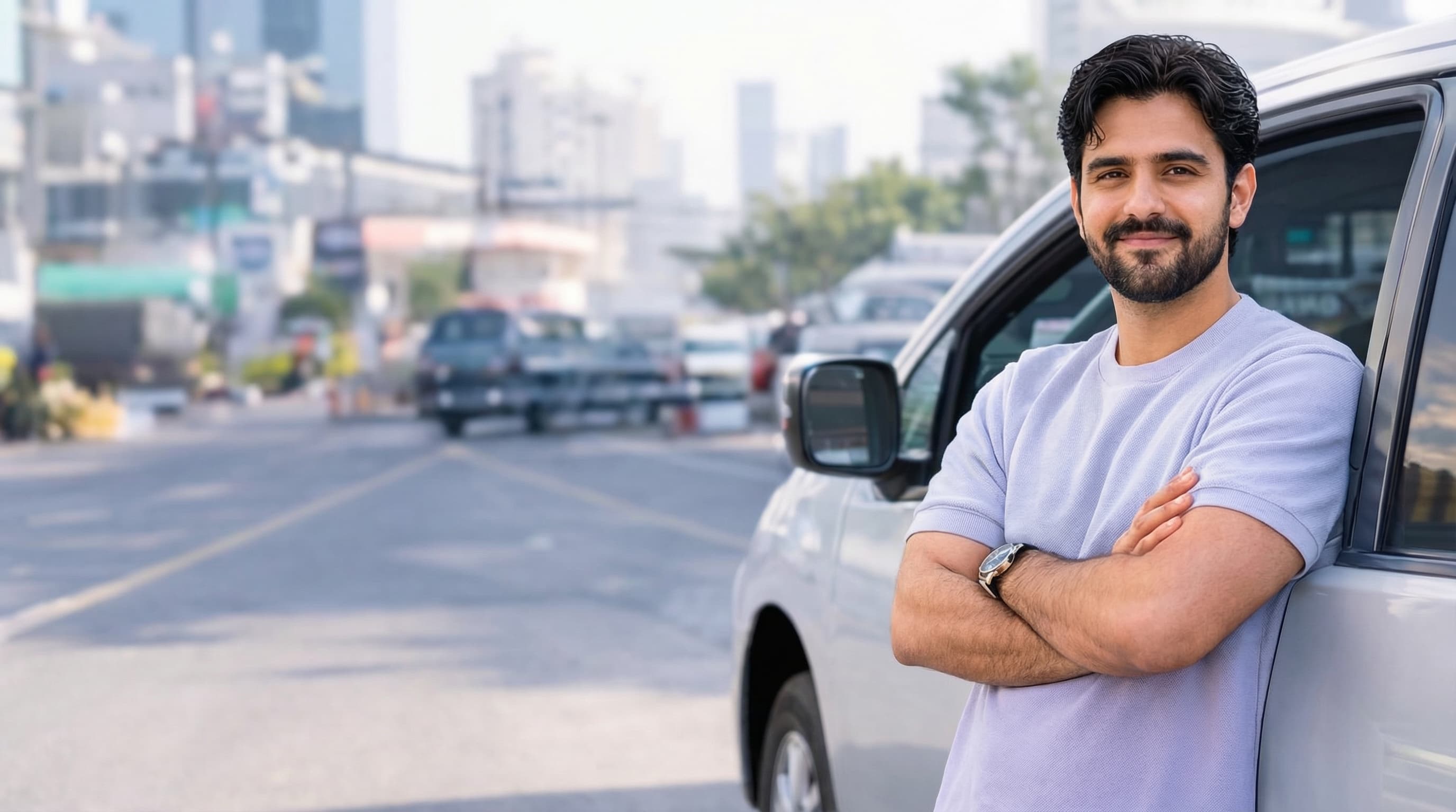 Driver hero background